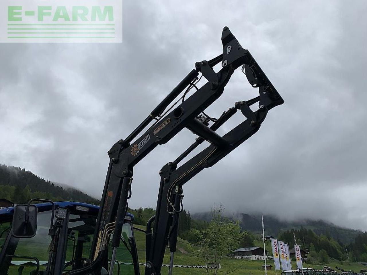Tracteur agricole New Holland tl 70 a + hauer frontlader A: photos 6