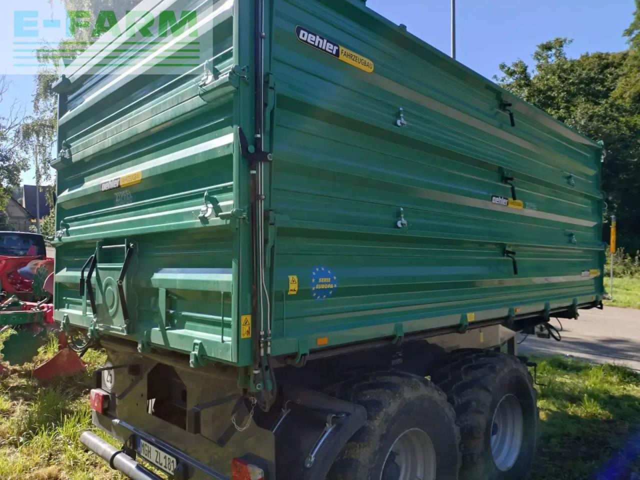 Oehler tdk 160, 16to, hydr. rückwand - Benne agricole: photos 3 Oehler tdk 160, 16to, hydr. rückwand - Benne agricole: photos 3