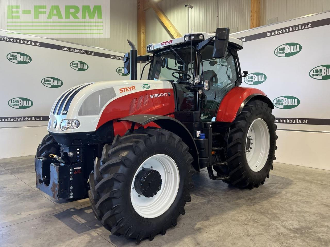 Steyr 6185 cvt hi-escr komfort - Tracteur agricole: photos 1 Steyr 6185 cvt hi-escr komfort - Tracteur agricole: photos 1