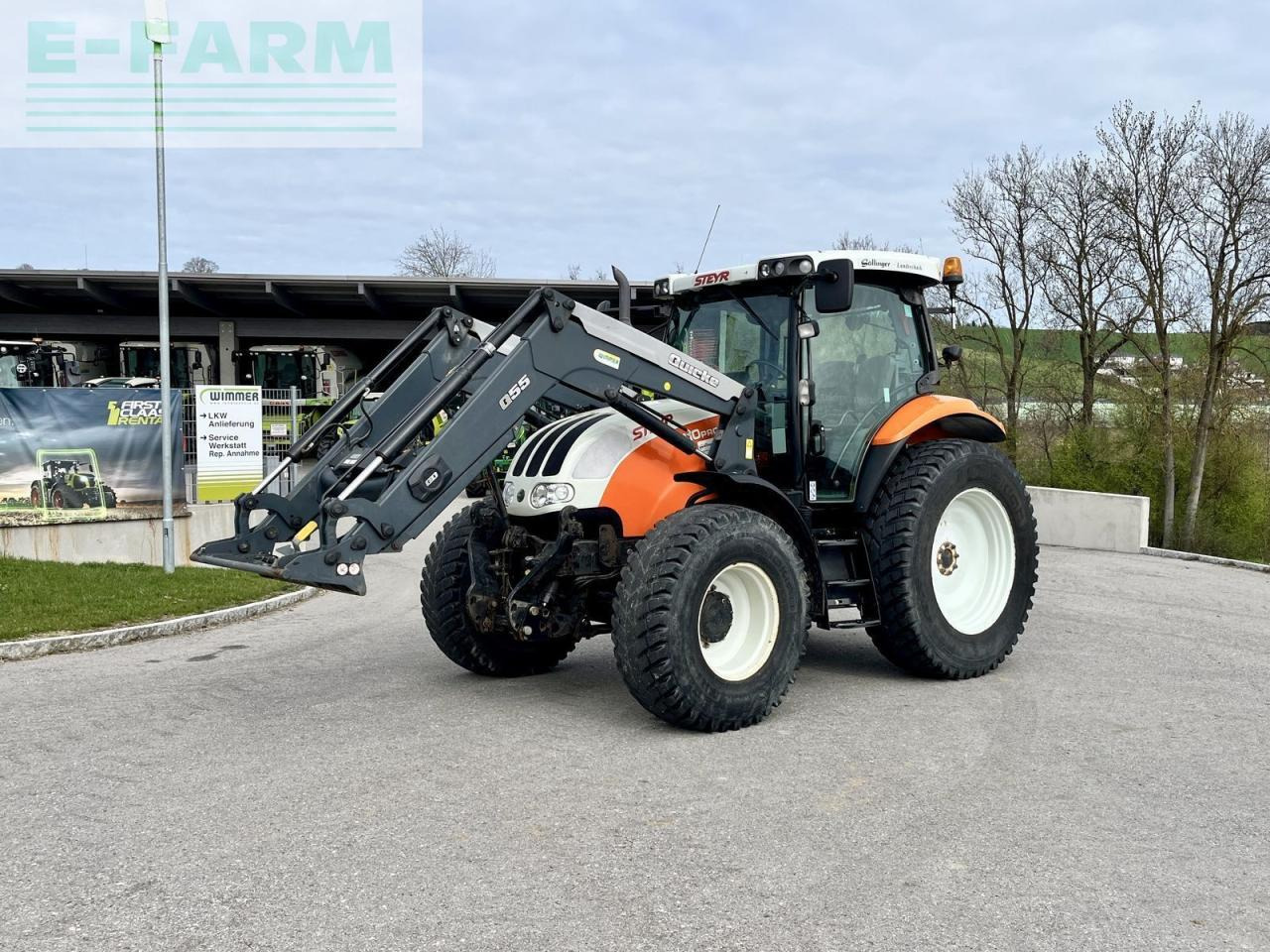 Steyr profi 4110 - Tracteur agricole: photos 1 Steyr profi 4110 - Tracteur agricole: photos 1