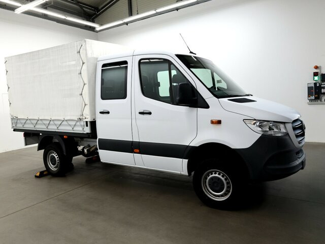Utilitaire rideaux coulissants (PLSC), Utilitaire double cabine MERCEDES-BENZ Sprinter 314 CDI DOKA,Allrad,Standheizung: photos 8
