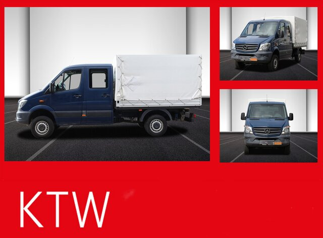 MERCEDES-BENZ Sprinter 316CDI DOKA,Allrad,Klima,AHK3,5To,TCO - Utilitaire rideaux coulissants (PLSC), Utilitaire double cabine: photos 1 MERCEDES-BENZ Sprinter 316CDI DOKA,Allrad,Klima,AHK3,5To,TCO - Utilitaire rideaux coulissants (PLSC), Utilitaire double cabine: photos 1