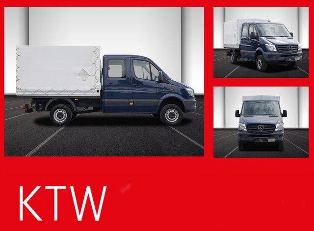 MERCEDES-BENZ Sprinter 316CDI DOKA,Allrad,Klima - Utilitaire rideaux coulissants (PLSC), Utilitaire double cabine: photos 1 MERCEDES-BENZ Sprinter 316CDI DOKA,Allrad,Klima - Utilitaire rideaux coulissants (PLSC), Utilitaire double cabine: photos 1