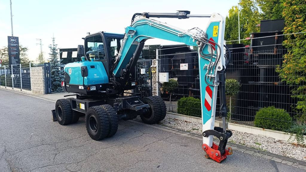 Bobcat Mobilbagger E 57 W, Schnellwechsler MS08, Allrad - Pelle sur pneus: photos 1 Bobcat Mobilbagger E 57 W, Schnellwechsler MS08, Allrad - Pelle sur pneus: photos 1
