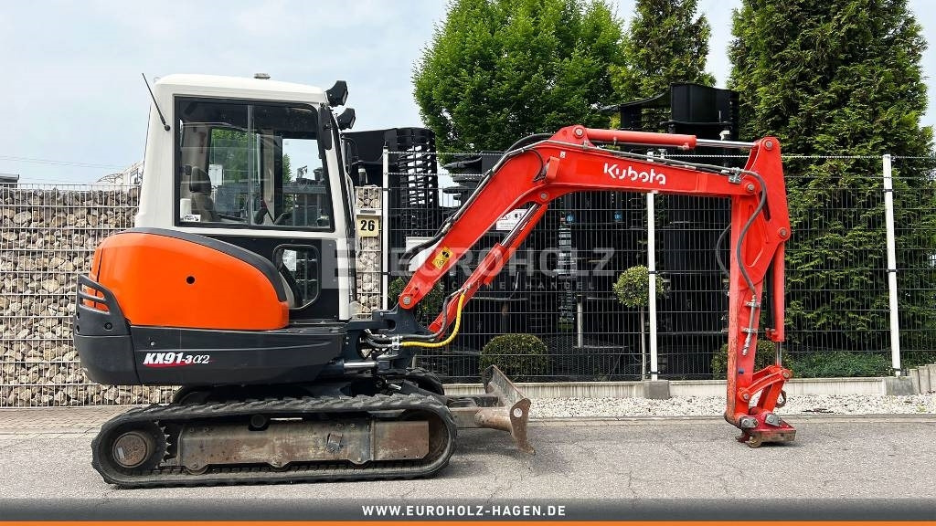 Kubota Minibagger KX 91-3 S2 mit Schnellwechsler MS03  - Mini pelle: photos 1 Kubota Minibagger KX 91-3 S2 mit Schnellwechsler MS03  - Mini pelle: photos 1