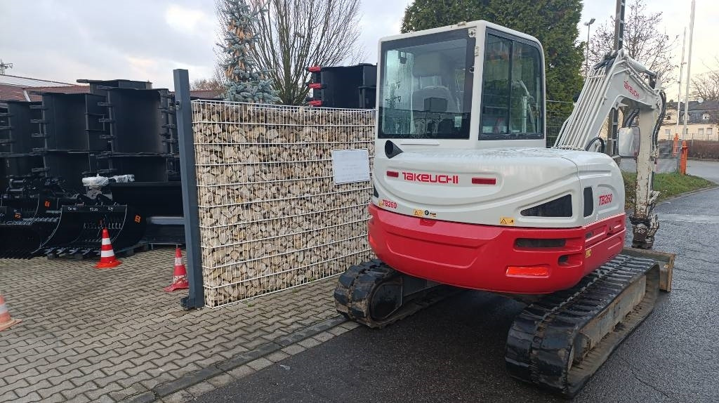 Mini pelle Takeuchi TB 260 Powertilt und Schnellwechsler MS 03, Radio: photos 29
