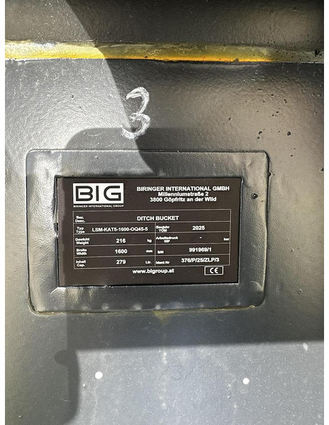 Godet neuf Big Böschungslöffel 160cm mit OQ45-5 Aufnahme: photos 6