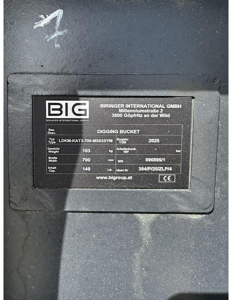 Big Tieflöffel 70cm mit MS03 Symblock Aufnahme - Godet: photos 5 Big Tieflöffel 70cm mit MS03 Symblock Aufnahme - Godet: photos 5