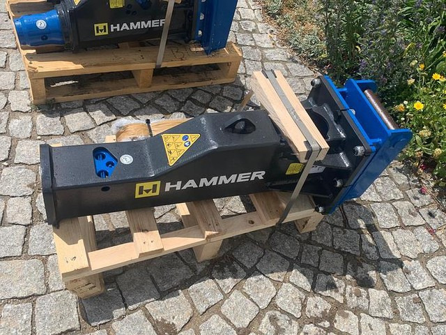 Hammer HM100 Hydraulikhammer mit Lehnhoff MS01 Aufnahme - Marteau hydraulique: photos 1 Hammer HM100 Hydraulikhammer mit Lehnhoff MS01 Aufnahme - Marteau hydraulique: photos 1