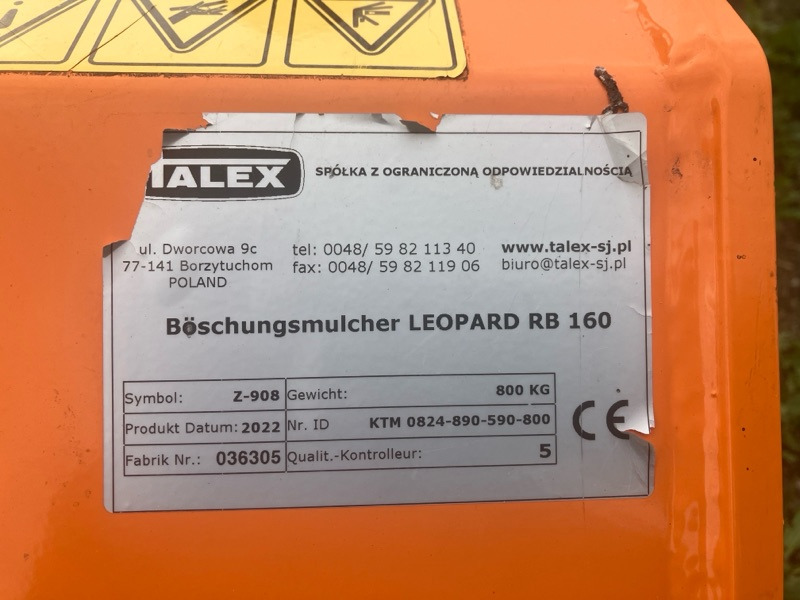 Talex Leopard RB 160 - Broyeur à axe horizontal: photos 2 Talex Leopard RB 160 - Broyeur à axe horizontal: photos 2