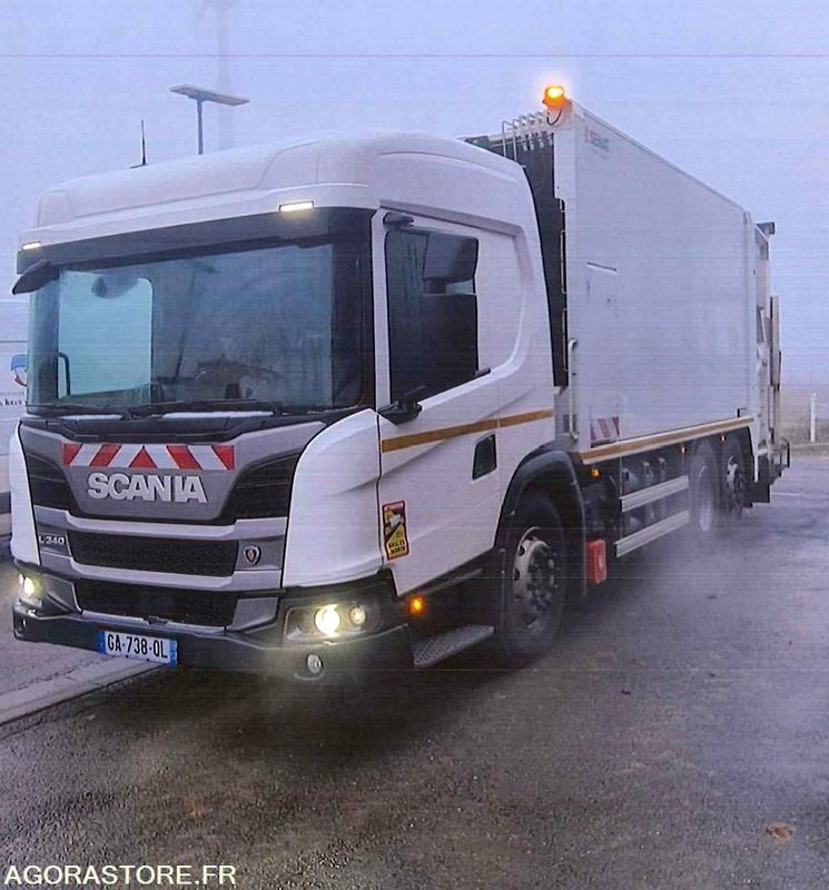 BOM SCANIA L340 71926 kms 2021 GNV - Benne à ordures ménagères: photos 3 BOM SCANIA L340 71926 kms 2021 GNV - Benne à ordures ménagères: photos 3