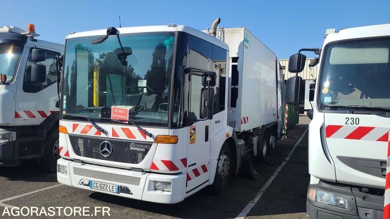 CG 622 LE - MERCEDES ECONIC 2633 - 2013 - 203000KM - Benne à ordures ménagères: photos 1 CG 622 LE - MERCEDES ECONIC 2633 - 2013 - 203000KM - Benne à ordures ménagères: photos 1
