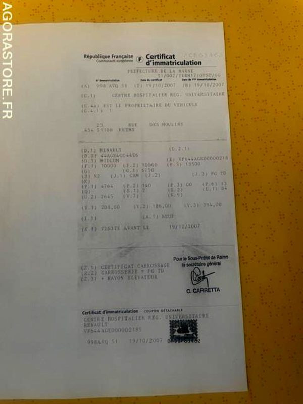 POID LOURD RENAULT MIDLUM - Camion: photos 4 POID LOURD RENAULT MIDLUM - Camion: photos 4