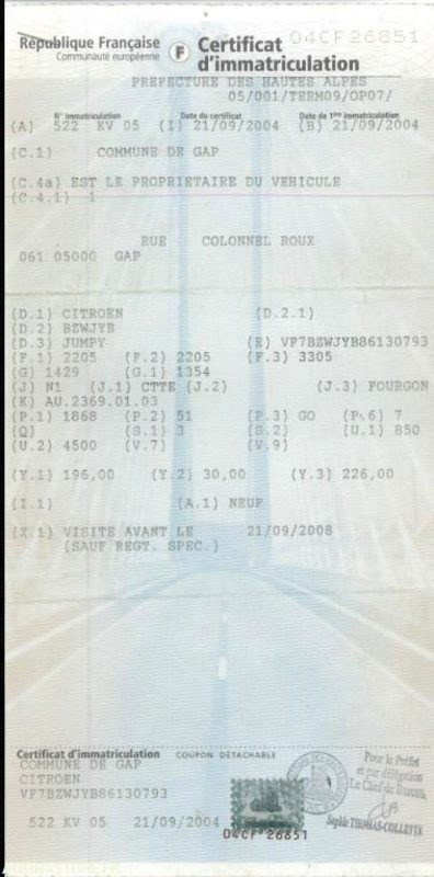 FOURGONNETTE CITROEN JUMPY - Fourgonnette: photos 4 FOURGONNETTE CITROEN JUMPY - Fourgonnette: photos 4