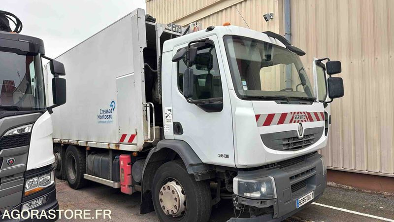 RENAULT 29CHB1DC237E - 2008 - 276414 KM - Benne à ordures ménagères: photos 1 RENAULT 29CHB1DC237E - 2008 - 276414 KM - Benne à ordures ménagères: photos 1