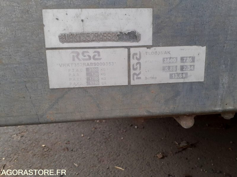 REMORQUE R.S.A - Remorque: photos 5 REMORQUE R.S.A - Remorque: photos 5