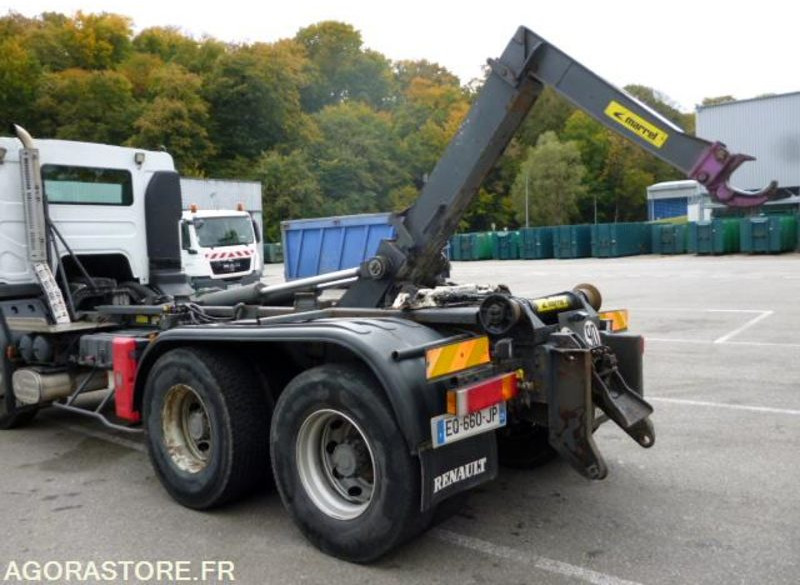 Renault Kerax 6x4 370DCI bras de dépose Marrel 16000kgs 521550 kms 2003 - Camion ampliroll, Camion grue: photos 3 Renault Kerax 6x4 370DCI bras de dépose Marrel 16000kgs 521550 kms 2003 - Camion ampliroll, Camion grue: photos 3