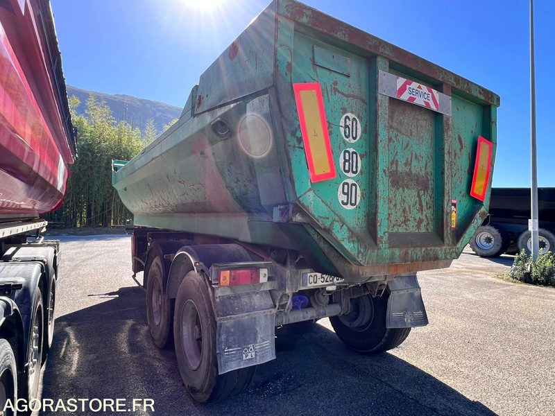 Semi remorque benne 2 essieux Metaco - Année 2001 - Semi-remorque benne: photos 5 Semi remorque benne 2 essieux Metaco - Année 2001 - Semi-remorque benne: photos 5