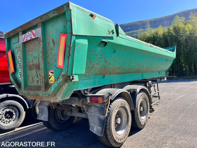 Semi remorque benne 2 essieux Metaco - Année 2001 - Semi-remorque benne: photos 4 Semi remorque benne 2 essieux Metaco - Année 2001 - Semi-remorque benne: photos 4