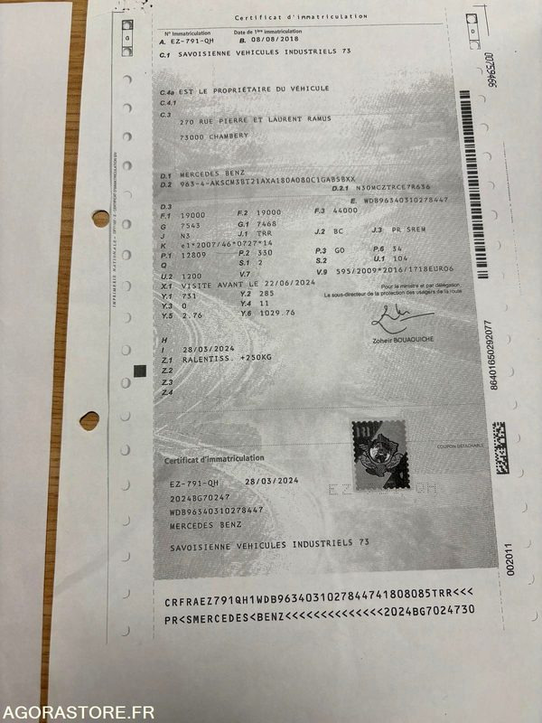 TRACTEUR 4X2 MERCEDES ACTROS 1845 2018 385 000 KM + BENNE ALUMINIUM SHMITZ 2016 - Tracteur routier: photos 1 TRACTEUR 4X2 MERCEDES ACTROS 1845 2018 385 000 KM + BENNE ALUMINIUM SHMITZ 2016 - Tracteur routier: photos 1