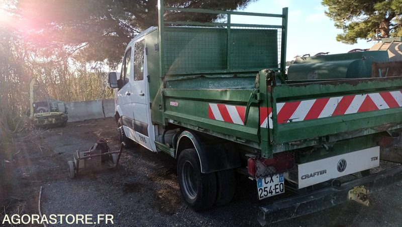 Wolkswagen Crafter benne double cabine - 2013 - CX-254-EQ - Utilitaire benne: photos 4 Wolkswagen Crafter benne double cabine - 2013 - CX-254-EQ - Utilitaire benne: photos 4