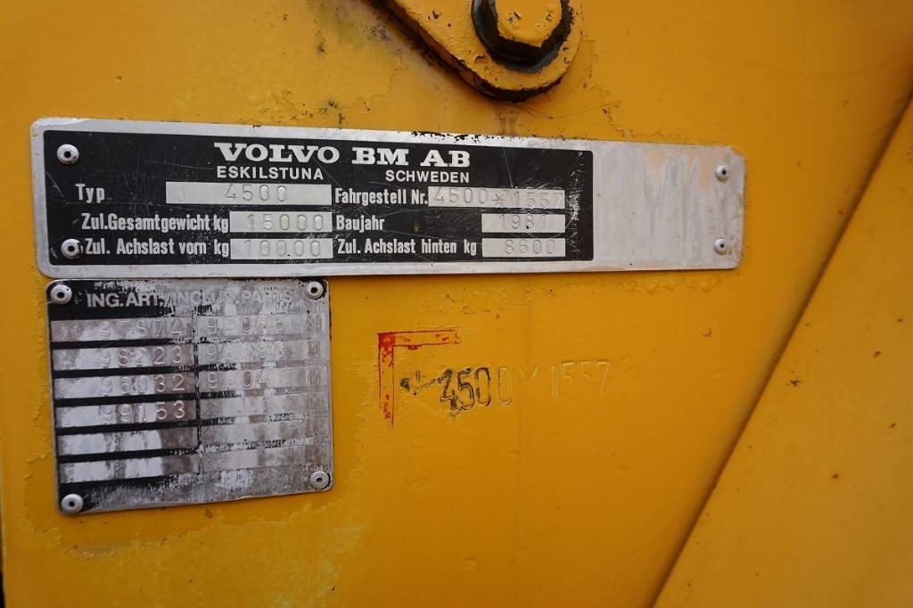 Volvo 4500 - Chargeuse sur pneus: photos 4 Volvo 4500 - Chargeuse sur pneus: photos 4
