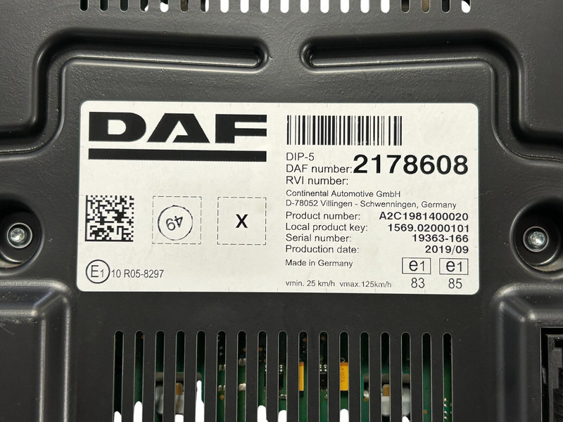 DAF XF - Panel de instrumentos pour Camion: photos 4 DAF XF - Panel de instrumentos pour Camion: photos 4