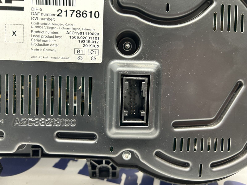 DAF instrument cluster UK version - Panel de instrumentos pour Camion: photos 3 DAF instrument cluster UK version - Panel de instrumentos pour Camion: photos 3