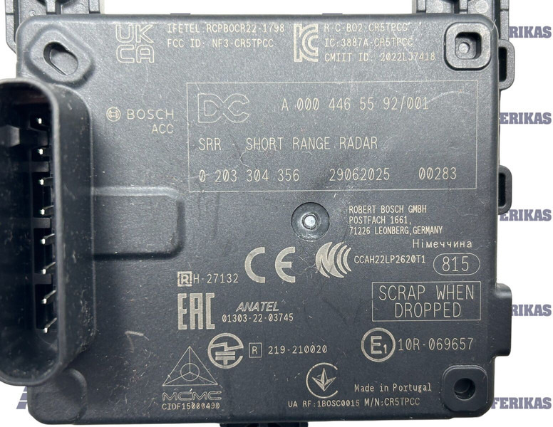 Mercedes-Benz ACC SRR Short Range Radar - Capteur pour Camion: photos 4 Mercedes-Benz ACC SRR Short Range Radar - Capteur pour Camion: photos 4