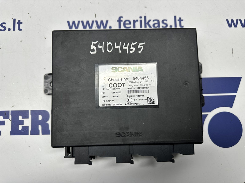 Scania COO7 - Bloc de gestion pour Camion: photos 1 Scania COO7 - Bloc de gestion pour Camion: photos 1
