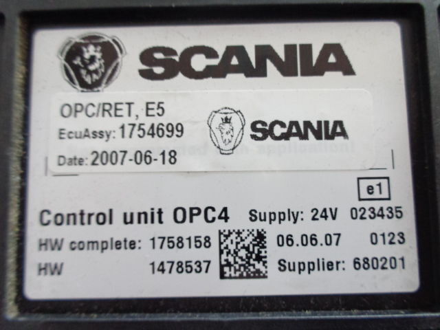 Scania OPC4 RET2 - Bloc de gestion pour Camion: photos 2 Scania OPC4 RET2 - Bloc de gestion pour Camion: photos 2