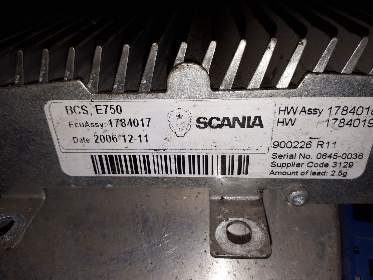 Bloc de gestion pour Bus WABCO 1784017. 900226R11. 1759396. 75228-C3B . 176955: photos 10
