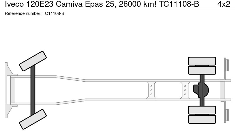 Camion de pompier Iveco 120E23 Camiva Epas 25, 26000 km!: photos 8 Camion de pompier Iveco 120E23 Camiva Epas 25, 26000 km!: photos 8