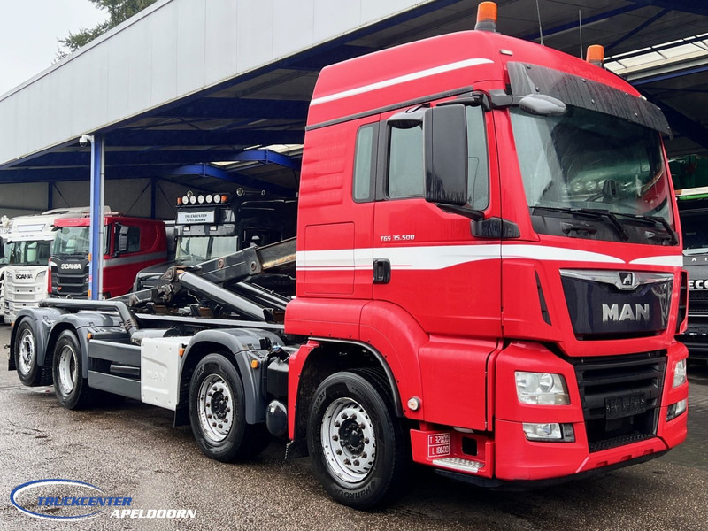 MAN TGS 35.500 8x2, Euro 6, Blower compressor - Camion ampliroll: photos 1 MAN TGS 35.500 8x2, Euro 6, Blower compressor - Camion ampliroll: photos 1