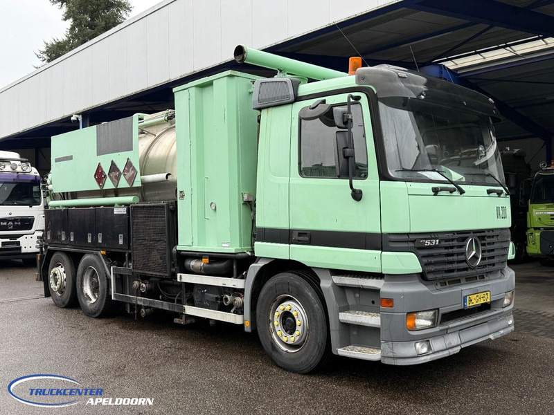Mercedes-Benz ACTROS 2531 L 6X2/NLA ADR, RVS tank, Naafreductie - Camion vidangeur: photos 1 Mercedes-Benz ACTROS 2531 L 6X2/NLA ADR, RVS tank, Naafreductie - Camion vidangeur: photos 1
