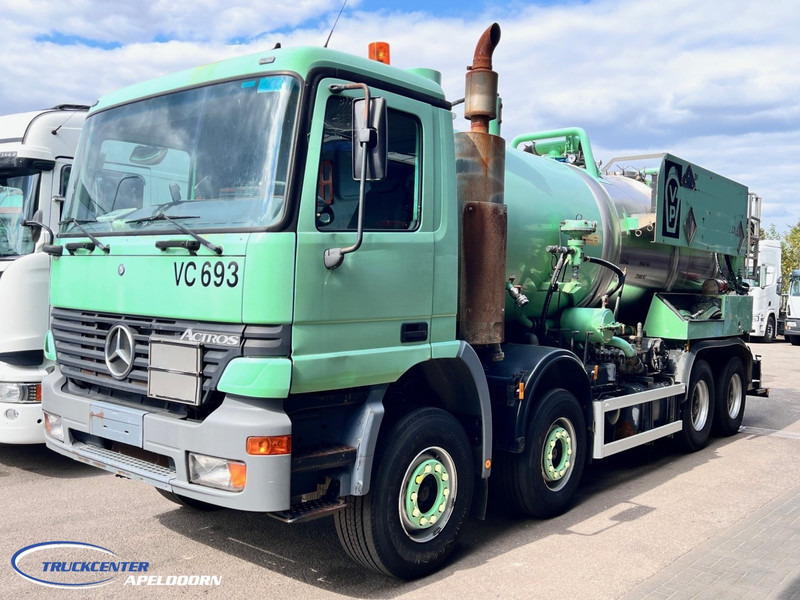 Mercedes-Benz Actros 4140 8x4, Steel springs, ADR, Inox - Camion vidangeur: photos 3 Mercedes-Benz Actros 4140 8x4, Steel springs, ADR, Inox - Camion vidangeur: photos 3
