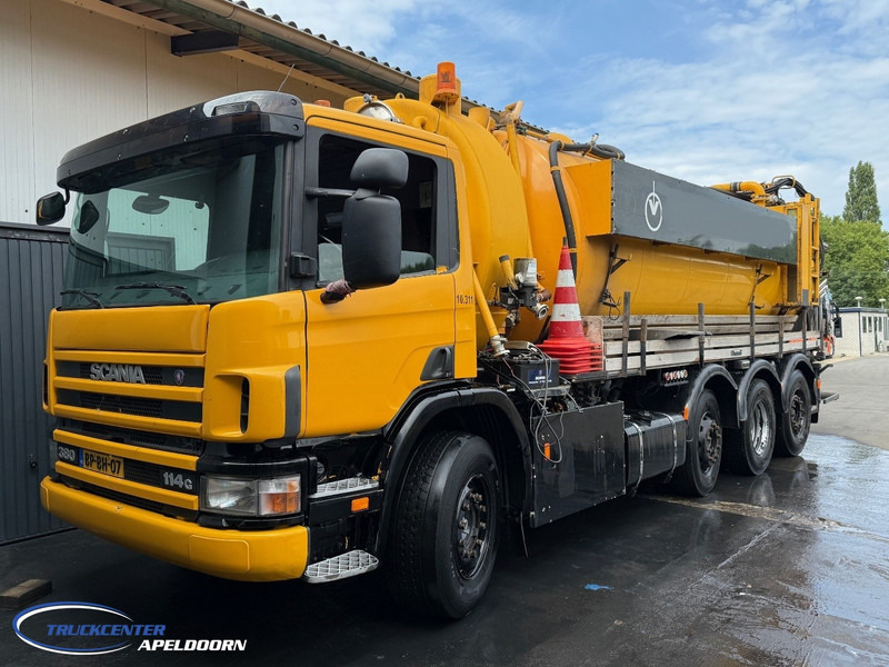 Scania P114GB8X2/4 NA 340 Tussenbak ontbreekt - Camion vidangeur: photos 1 Scania P114GB8X2/4 NA 340 Tussenbak ontbreekt - Camion vidangeur: photos 1