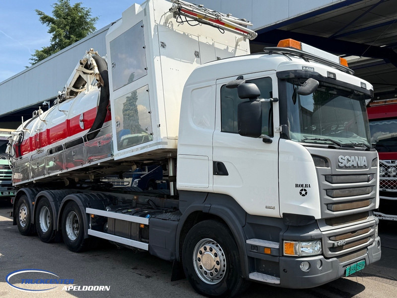Scania R490 Euro 6, Rolba Inox / Edelstahl, 8x4 - Camion vidangeur: photos 1 Scania R490 Euro 6, Rolba Inox / Edelstahl, 8x4 - Camion vidangeur: photos 1