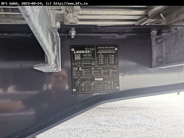 Legras Schubboden FMA SEITENTÜRER, 88 m³ - Semi-remorque à fond mouvant: photos 2 Legras Schubboden FMA SEITENTÜRER, 88 m³ - Semi-remorque à fond mouvant: photos 2