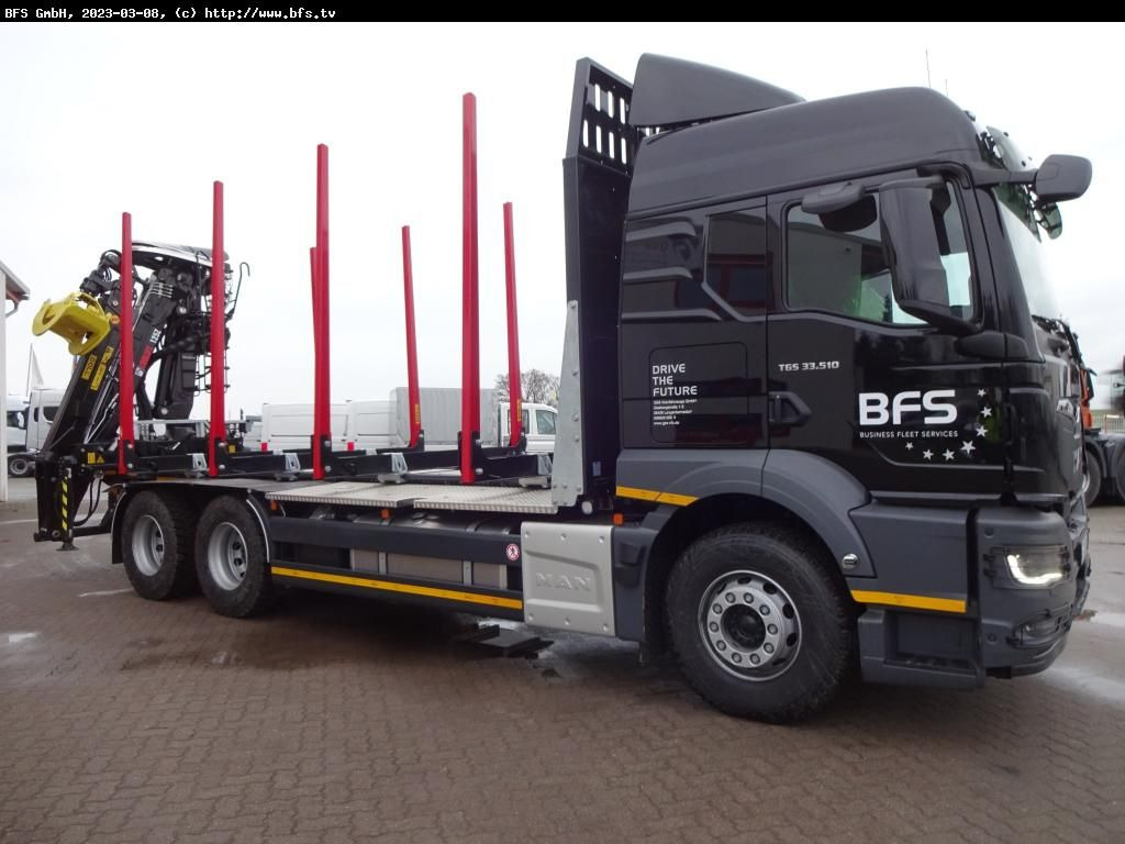 MAN TGS (TG3) 33.510 6x4 BL CH - Camion grumier: photos 2 MAN TGS (TG3) 33.510 6x4 BL CH - Camion grumier: photos 2
