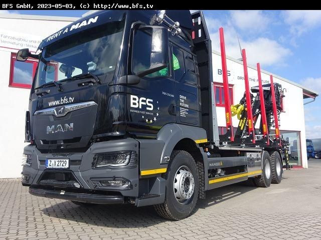 MAN TGS (TG3) 33.510 6x4 BL CH Loglift Holzladekran - Camion grumier: photos 1 MAN TGS (TG3) 33.510 6x4 BL CH Loglift Holzladekran - Camion grumier: photos 1