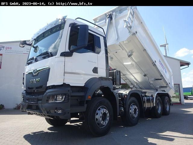 MAN TGS (TG3) 35.470 8x4 BB CH Hinterkipper Stahl H - Camion multibenne: photos 1 MAN TGS (TG3) 35.470 8x4 BB CH Hinterkipper Stahl H - Camion multibenne: photos 1