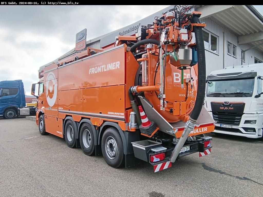 MAN TGS (TG3) 35.510 8x4-4 BL CH Canalmaster F 135 E - Camion vidangeur: photos 3 MAN TGS (TG3) 35.510 8x4-4 BL CH Canalmaster F 135 E - Camion vidangeur: photos 3