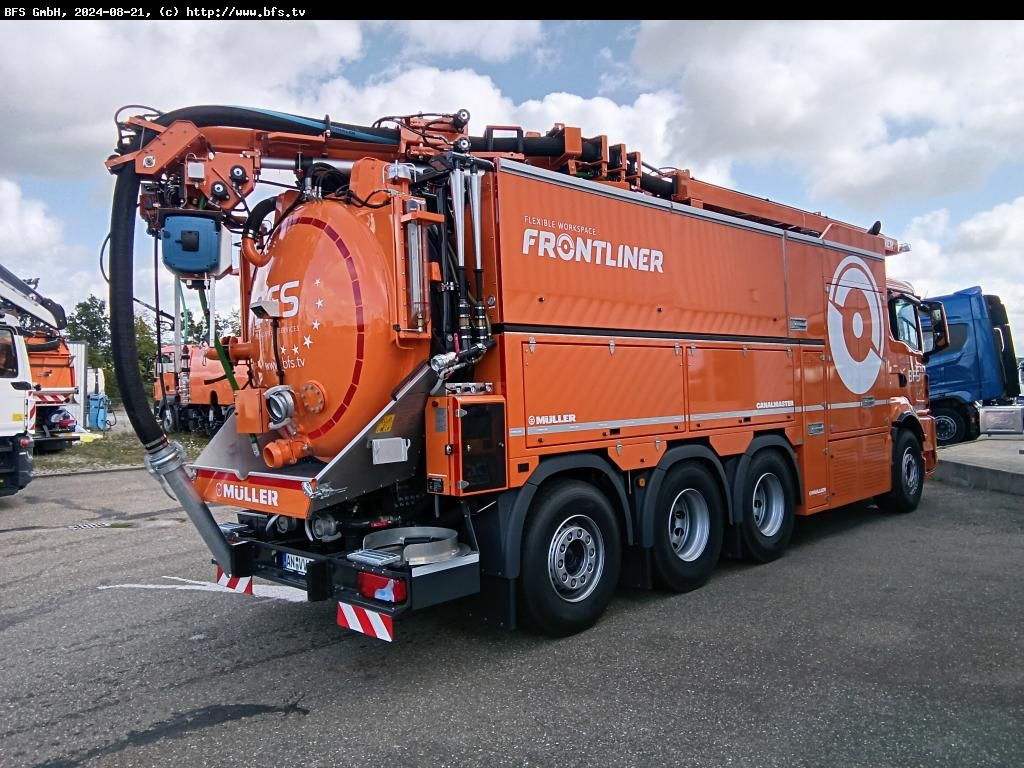 MAN TGS (TG3) 35.510 8x4-4 BL CH MÜLLER Canalmaster - Camion vidangeur: photos 2 MAN TGS (TG3) 35.510 8x4-4 BL CH MÜLLER Canalmaster - Camion vidangeur: photos 2