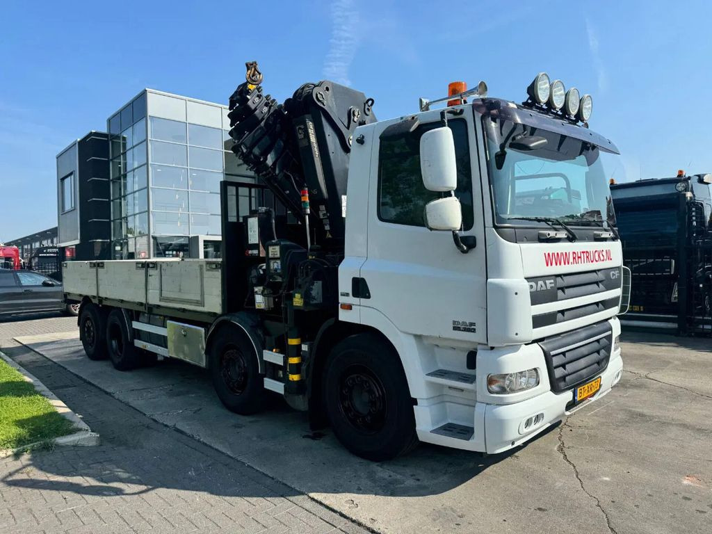 DAF CF 85 8x2 HIAB 422E8 REMOTE CONTROLE - Camion plateau, Camion grue: photos 4 DAF CF 85 8x2 HIAB 422E8 REMOTE CONTROLE - Camion plateau, Camion grue: photos 4