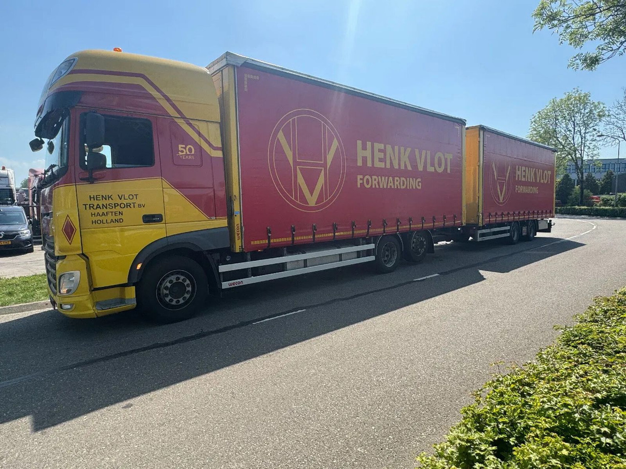 DAF XF 480 6X2 JUMBO + WECON HANGER SLIDING ROOF + T - Camion à rideaux coulissants: photos 4 DAF XF 480 6X2 JUMBO + WECON HANGER SLIDING ROOF + T - Camion à rideaux coulissants: photos 4