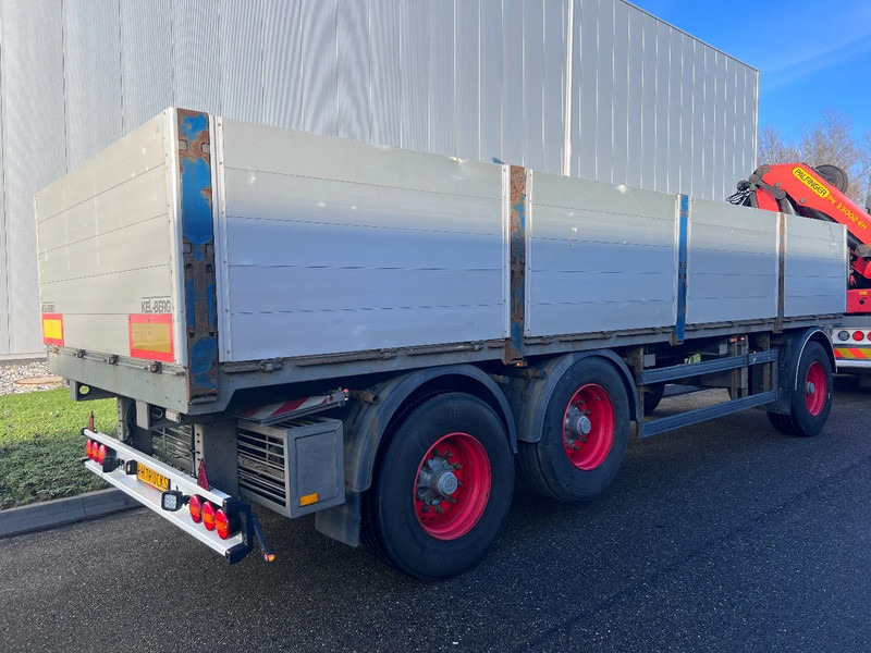 KEL-BERG 3 AXLE - OPEN BOX 7,55 METER + LIFTING AXLE - Remorque plateau: photos 3 KEL-BERG 3 AXLE - OPEN BOX 7,55 METER + LIFTING AXLE - Remorque plateau: photos 3