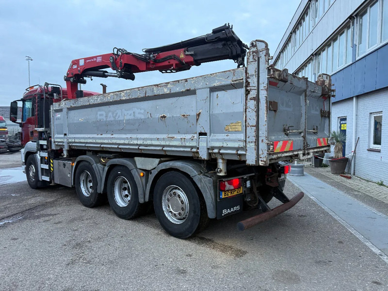 Camion benne, Camion grue MAN TGS 35.480 8X4 + HMF 2420-K3 REMOTE + TIPPER: photos 13