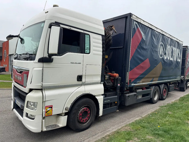 MAN TGX 26.480 6X2 - EURO 6 + PALFINGER PK20002 + REMOTE + LIFTING AXLE - Camion grue: photos 4 MAN TGX 26.480 6X2 - EURO 6 + PALFINGER PK20002 + REMOTE + LIFTING AXLE - Camion grue: photos 4