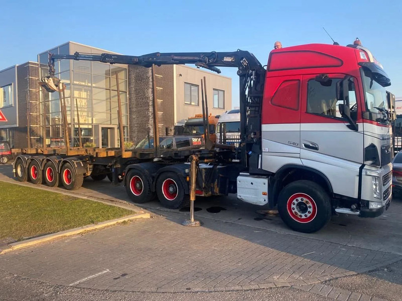 Volvo FH 540 6X4 EURO 6 + EPSILON S260Z96 + TRAILER 4 AXLE DOLL - Camion grumier, Camion grue: photos 2 Volvo FH 540 6X4 EURO 6 + EPSILON S260Z96 + TRAILER 4 AXLE DOLL - Camion grumier, Camion grue: photos 2